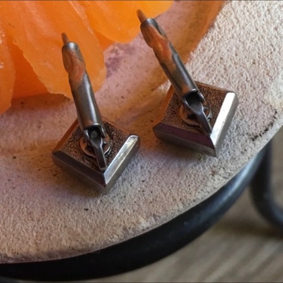 3 for 15! Vintage Silver Tone Crystal Earrings - Picture 6 of 8